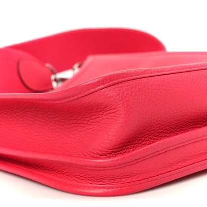 Hermes Taurillon Clemence Evelyne III PM Rose Extreme 10 of 12