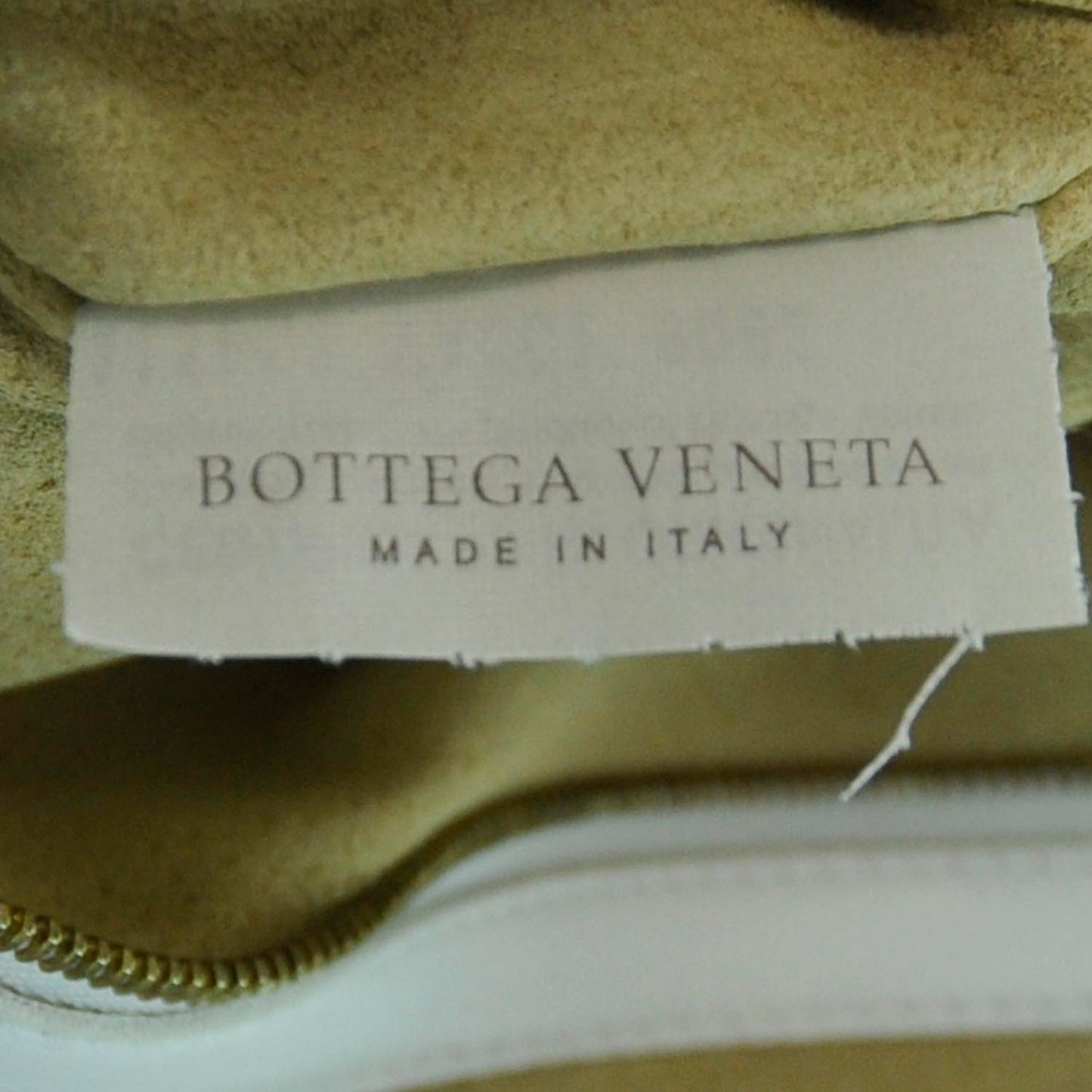 Nappa Intrecciato Flower Medium Veneta Hobo White