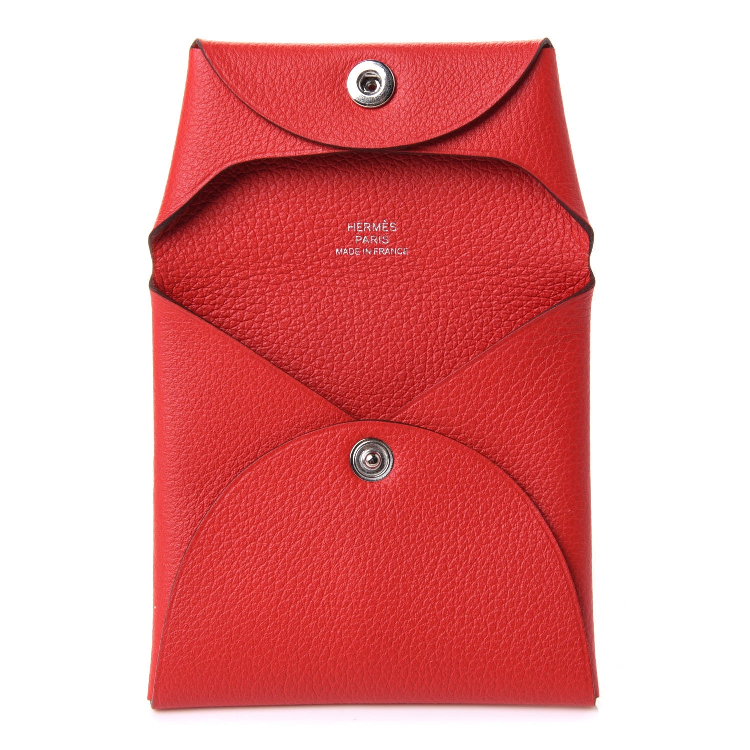 Hermes Evercolor Bastia Coin Purse Rouge De Coeur 5 of 10