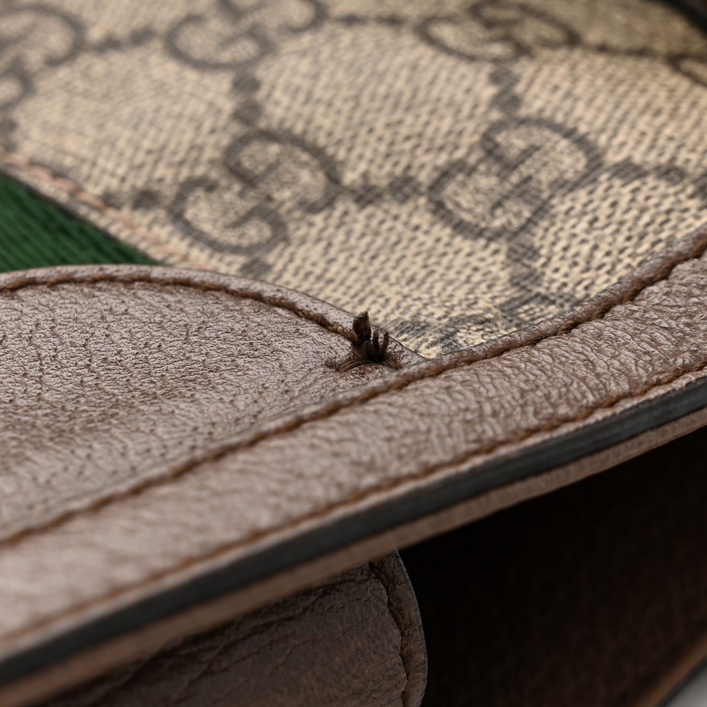 GG Supreme Monogram Medium Ophidia Shopping Tote Brown