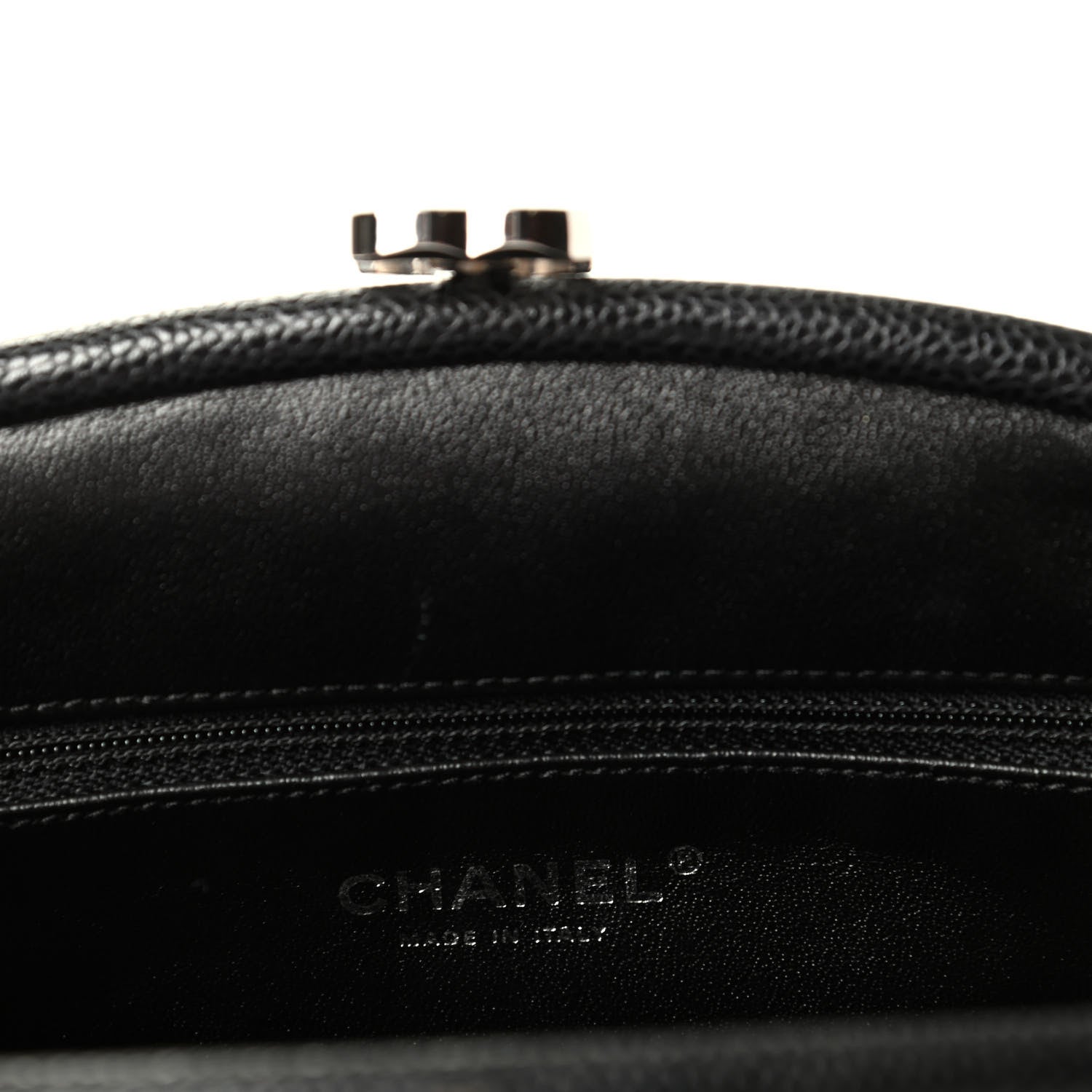 Chanel Caviar Quilted Timeless Clutch Black 6 of 7