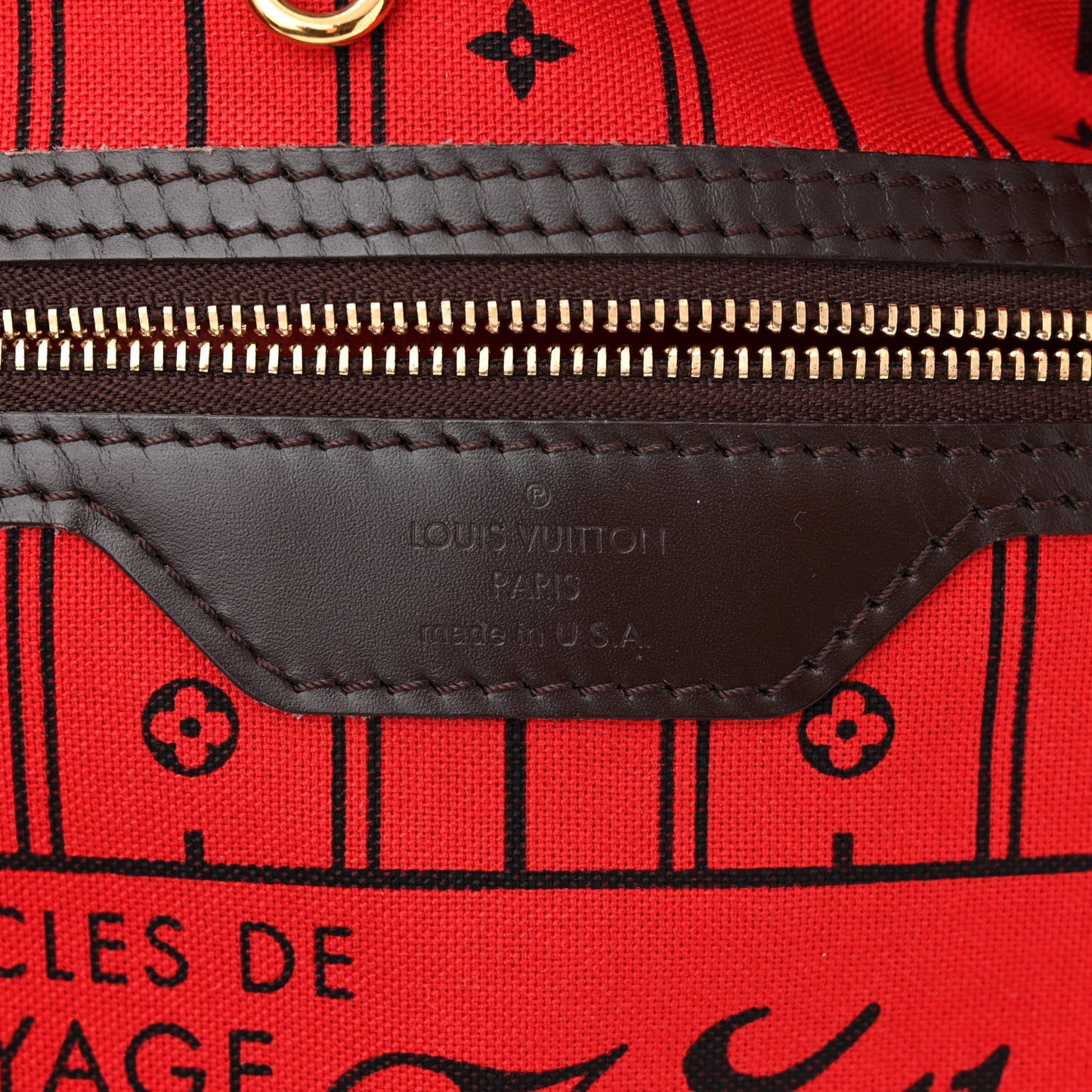 LOUIS VUITTON Damier Ebene Neverfull MM