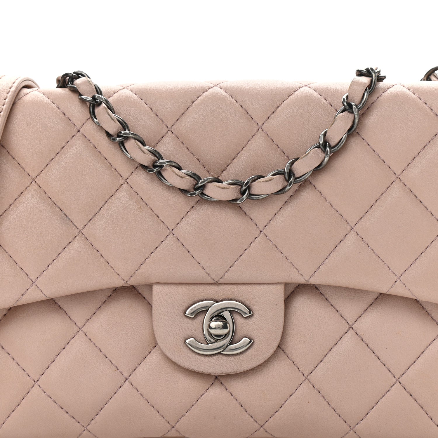 Chanel Lambskin Medium Around Pockets Flap Light Pink 7 of 12
