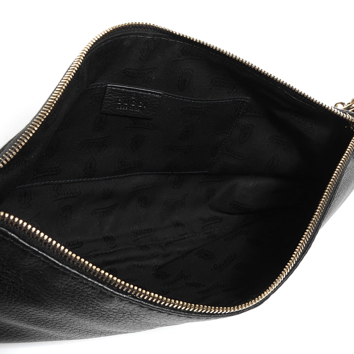 Deerskin Sienna Small Clutch Black