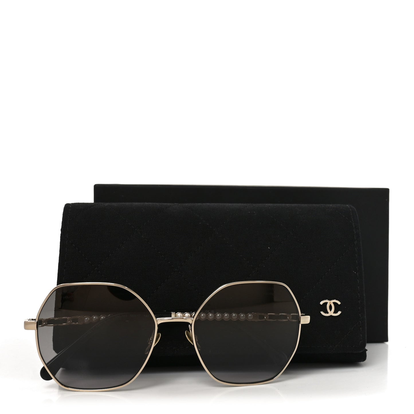 Pearl Sunglasses 4281-Q-H Black Gold