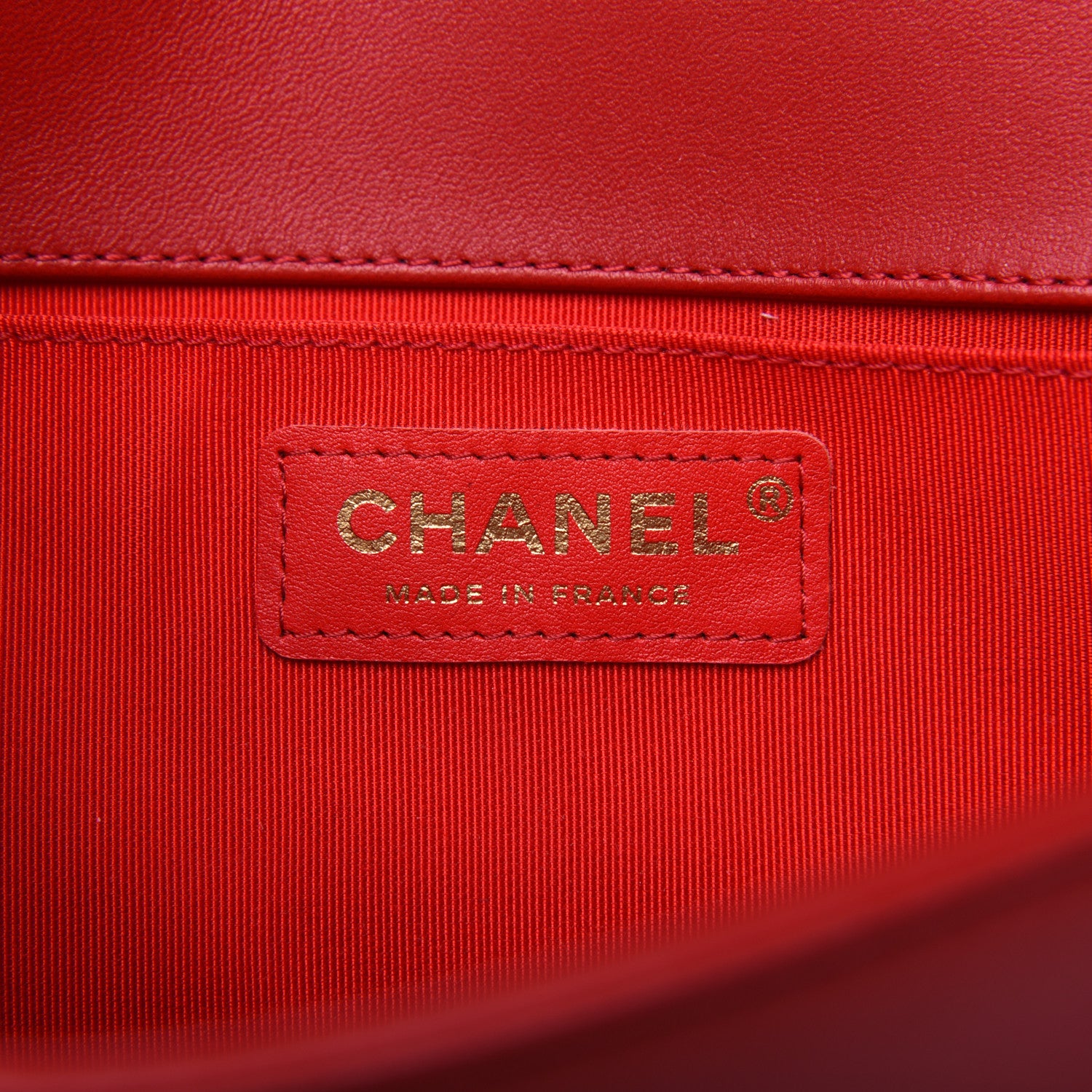 Chanel Lambskin Quilted Medium Boy Flap Red 8 of 17