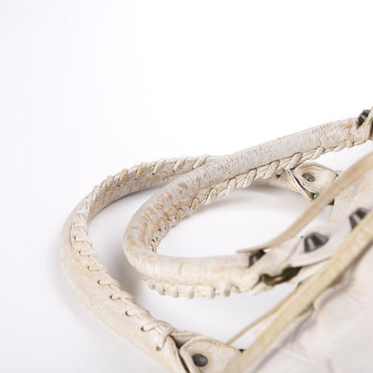 Balenciaga Agneau Classic Hardware Work Bag White 10 of 10
