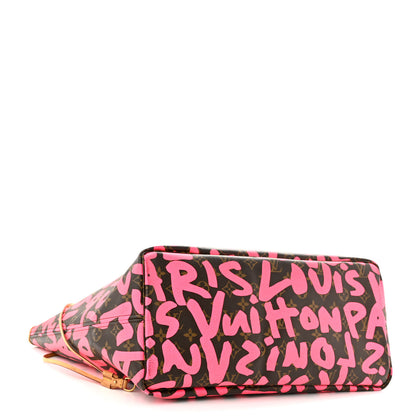 Louis Vuitton Monogram Graffiti Neverfull GM Fuchsia 4 of 15