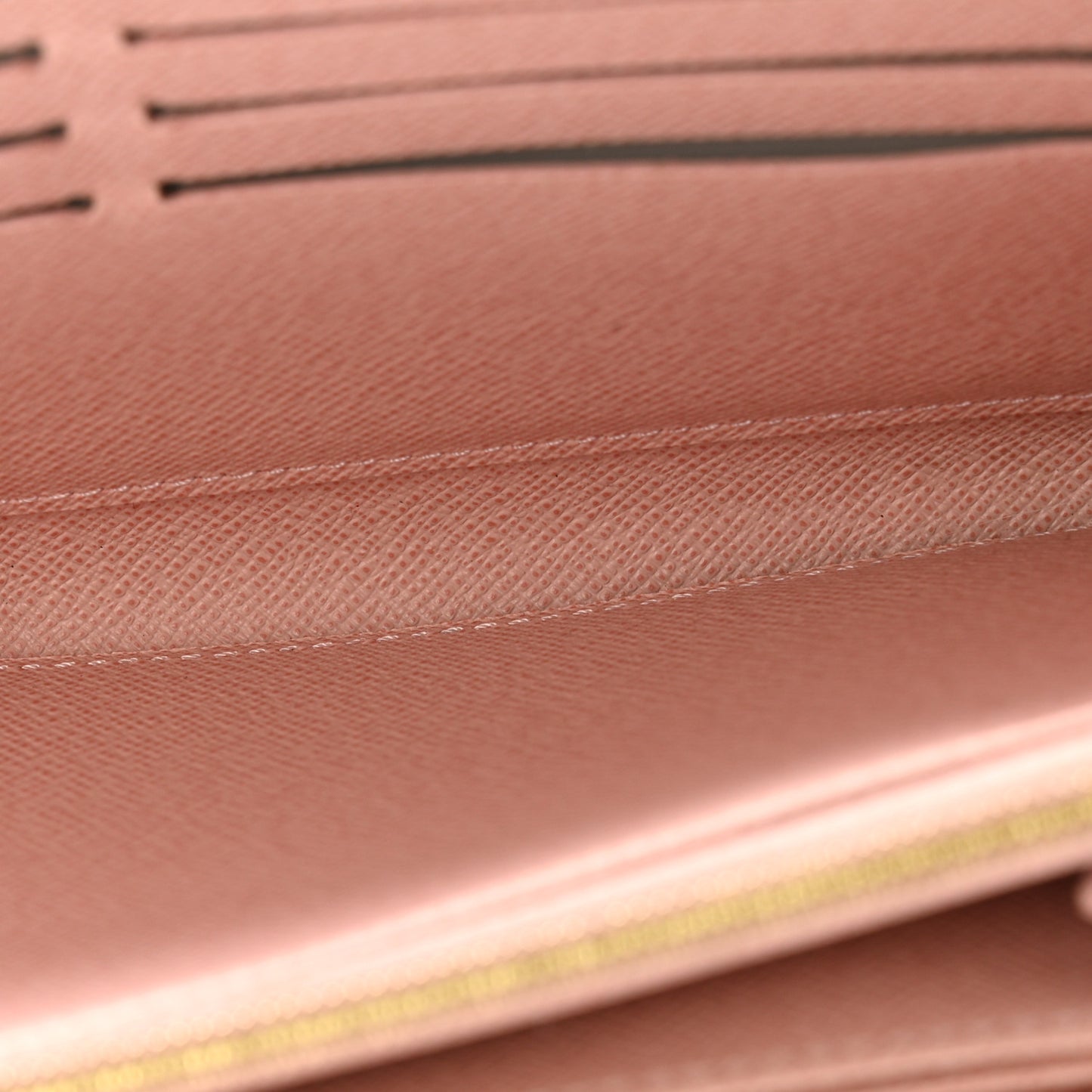 Damier Azur Zippy Wallet Rose Ballerine