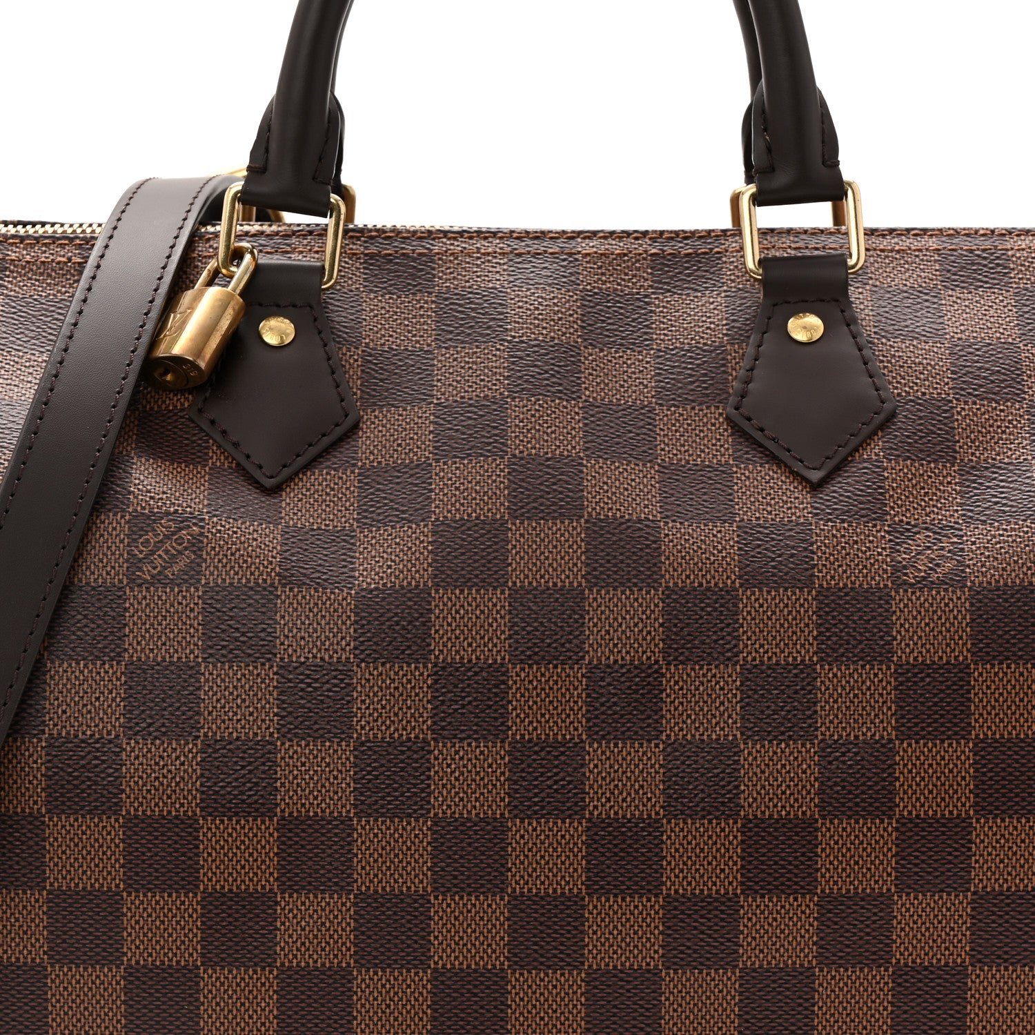 Louis Vuitton Damier Ebene Speedy Bandouliere 30 7 of 9