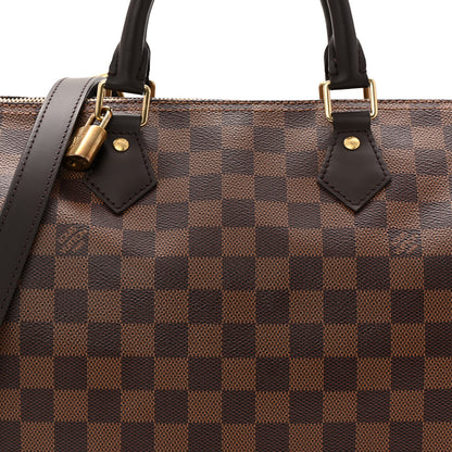 Louis Vuitton Damier Ebene Speedy Bandouliere 30 7 of 9