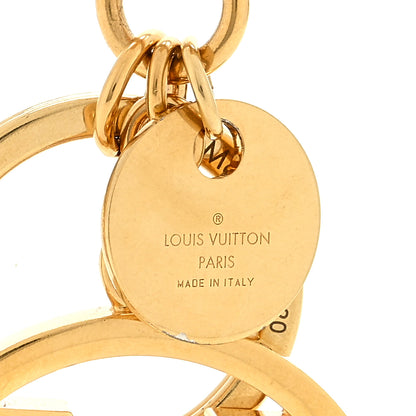 Louis Vuitton LV Circle Bag Charm Key Holder Gold 3 of 3