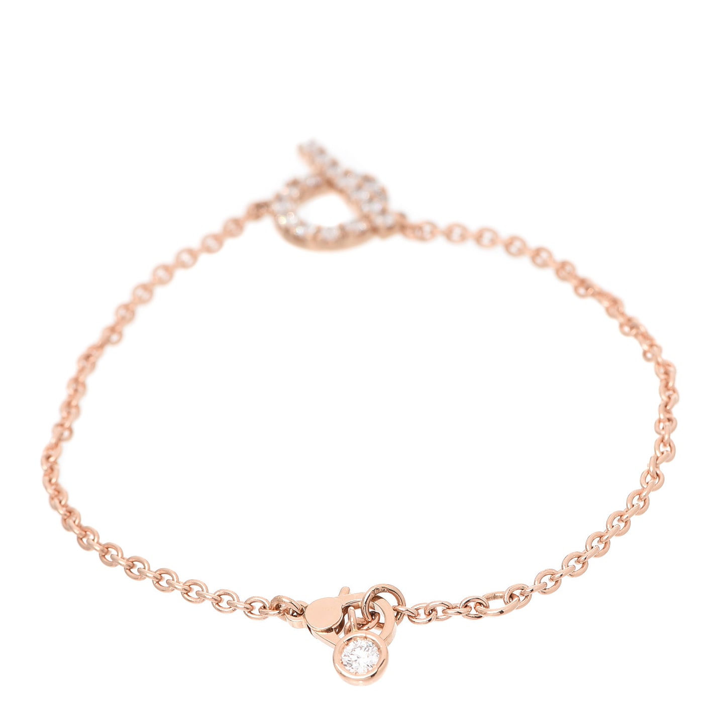 18K Rose Gold Diamond Finesse Bracelet ST