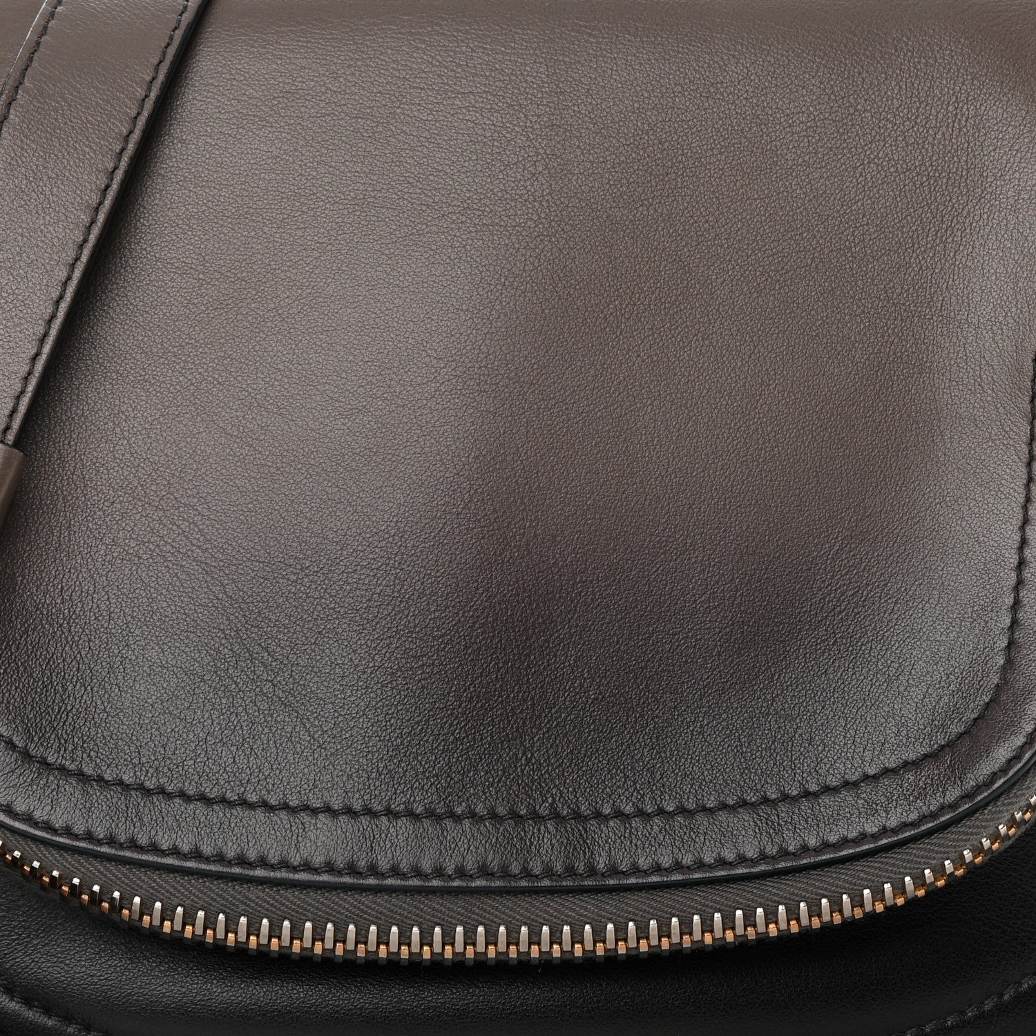 Tom Ford Grained Calfskin Medium Shaded Jennifer Crossbody Bag Brown 8 of 23