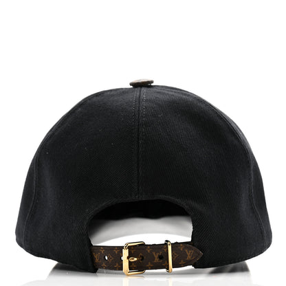 Louis Vuitton Monogram Cotton Jacquard Embroidered LV Day Cap M Black 6 of 11