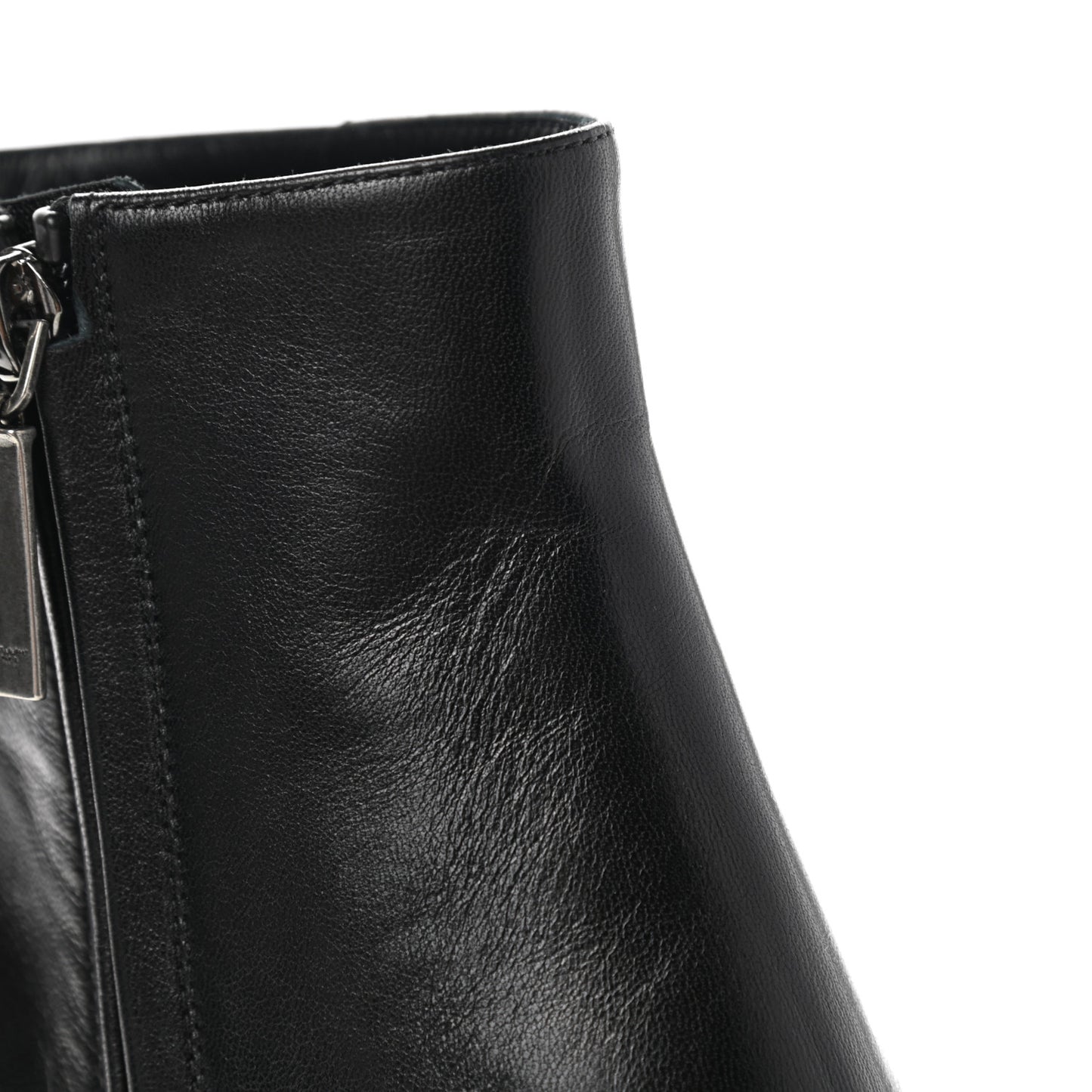 Nappa Loulou Ankle Zip Boot 36.5 Black