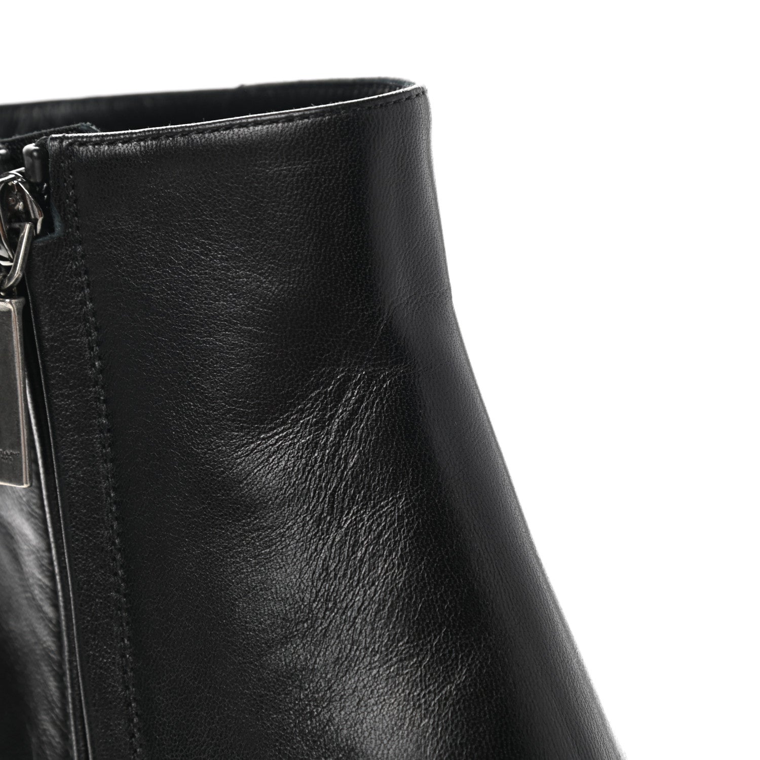Saint Laurent Nappa Loulou Ankle Zip Boot 36.5 Black 9 of 16