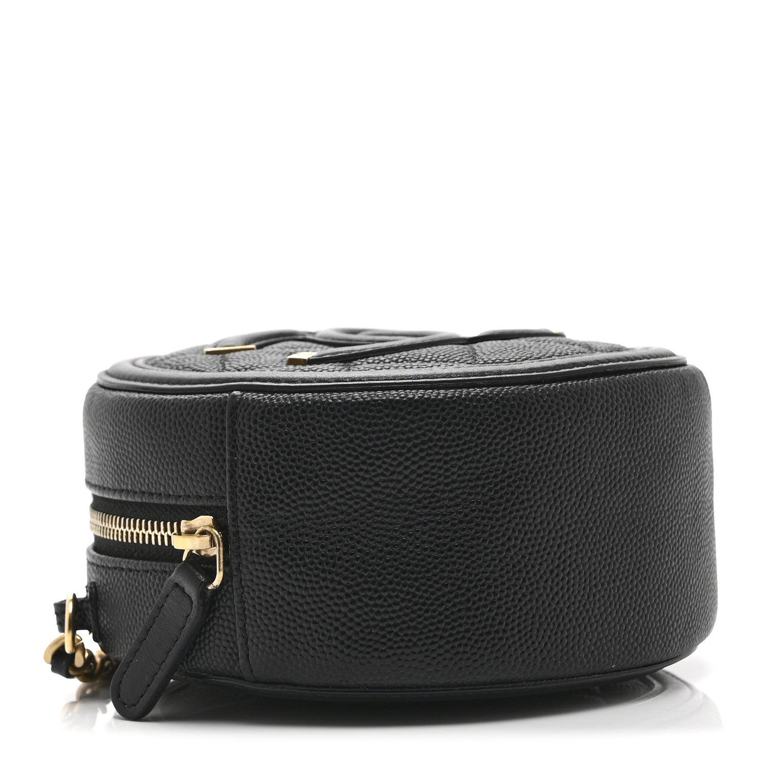 Chanel Caviar Quilted Round Filigree Crossbody Black 4 of 11