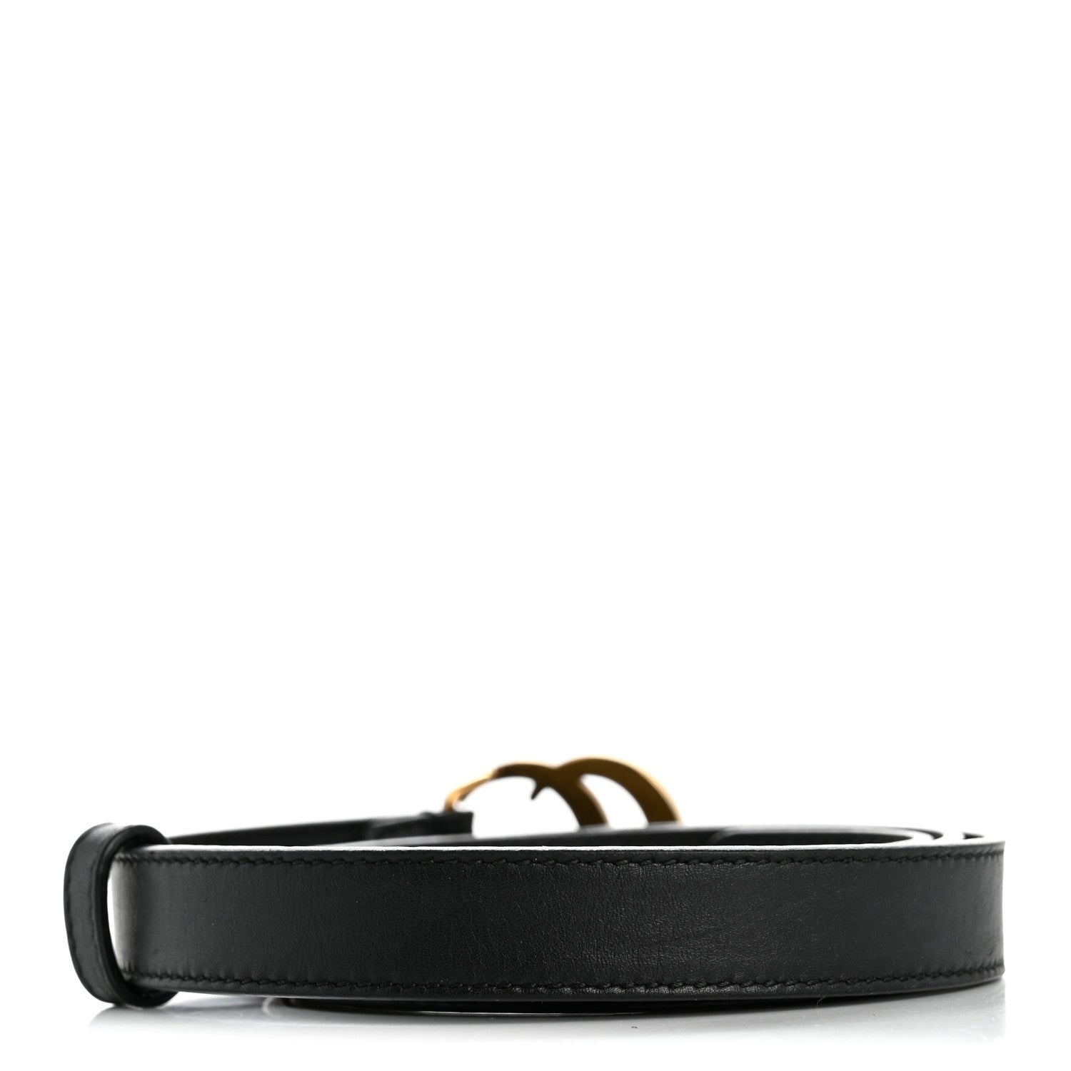 GUCCI ブラック ベルト 80-32 Gucci Calfskin Double G 20mm Belt 80 32 Black 1888395 – FASHIONPHILE