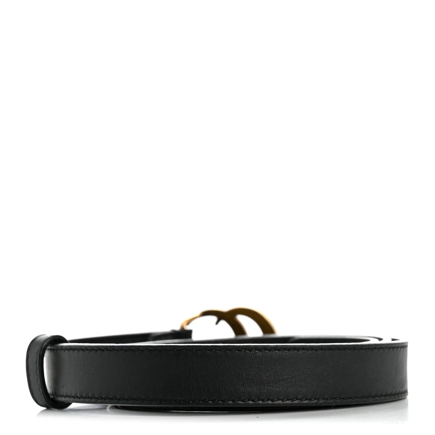 Calfskin Double G 20mm Belt 80 32 Black