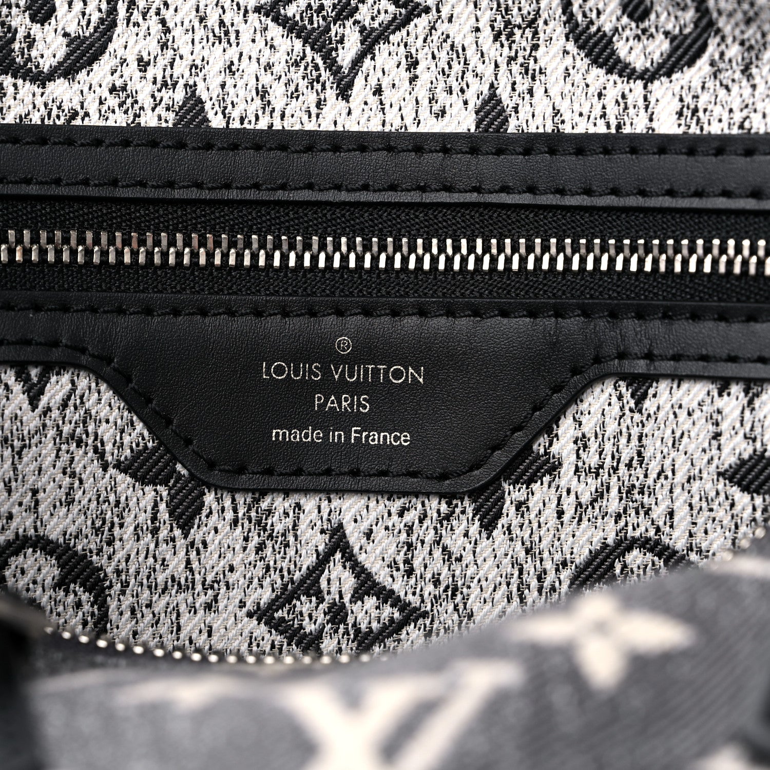 Louis Vuitton Denim Monogram Jacquard Speedy Bandouliere 25 Black 6 of 8