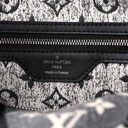 Louis Vuitton Denim Monogram Jacquard Speedy Bandouliere 25 Black 6 of 8