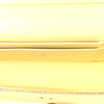 Chanel Caviar Quilted Trendy Handle Slim Vanity Light Yellow 5 of 11