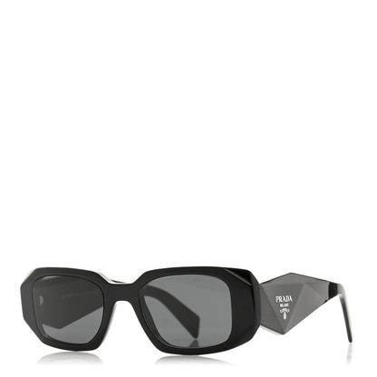 Prada Acetate Symbole Sunglasses SPR 17W Black 1 of 8