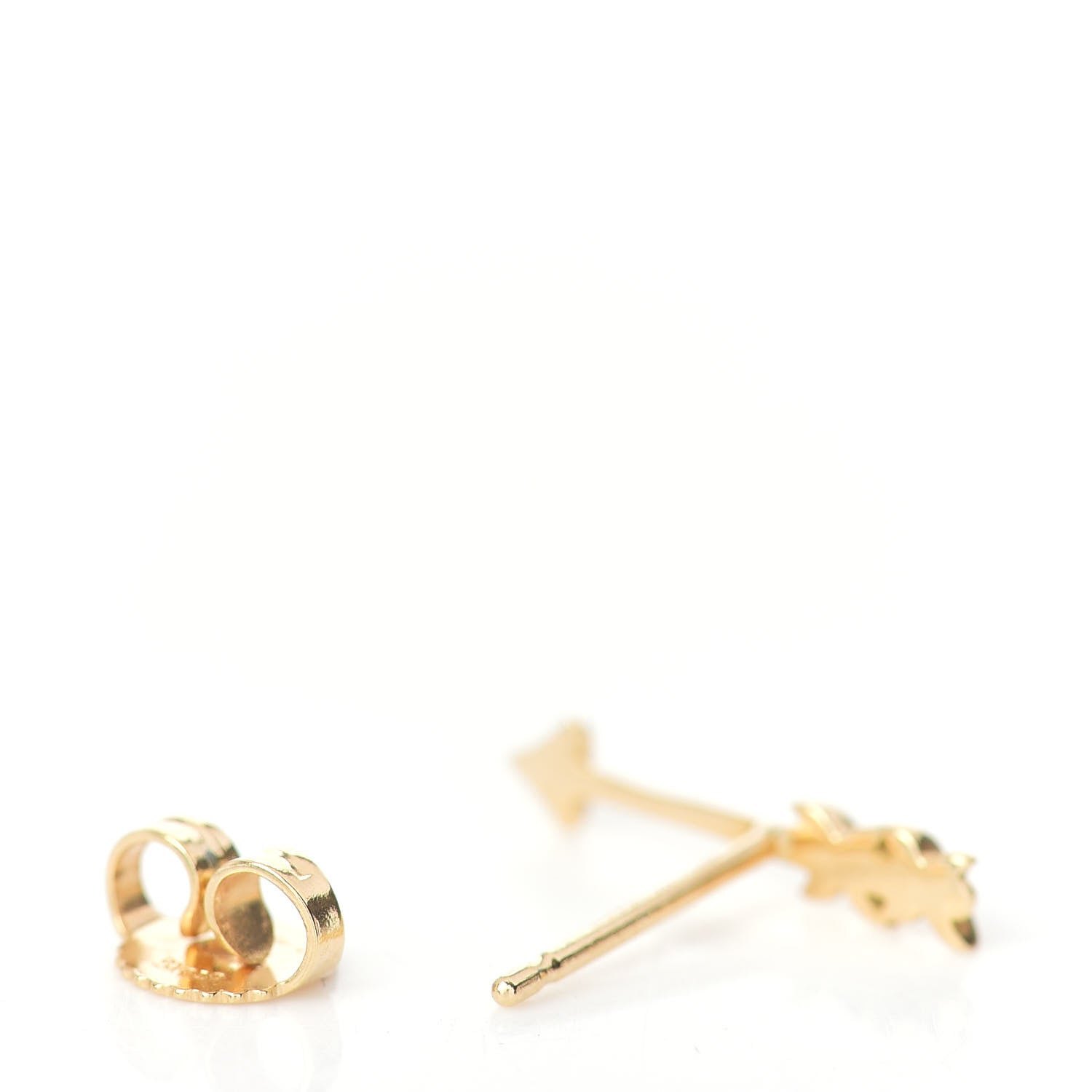 Tiffany 18K Yellow Gold Graffiti Arrow Single Earring 3 of 4