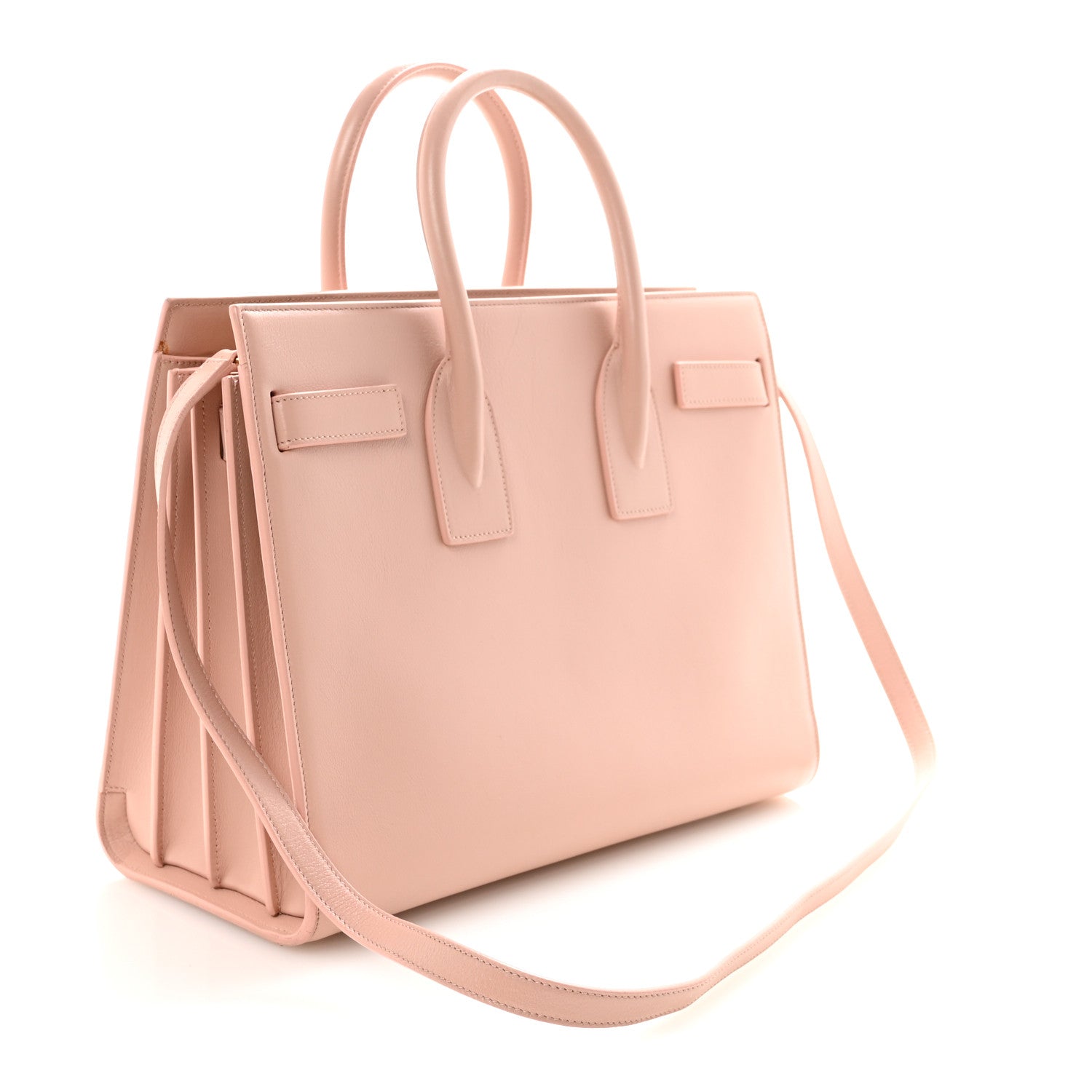 Saint Laurent Calfskin Small Sac De Jour Pale Pink 3 of 9
