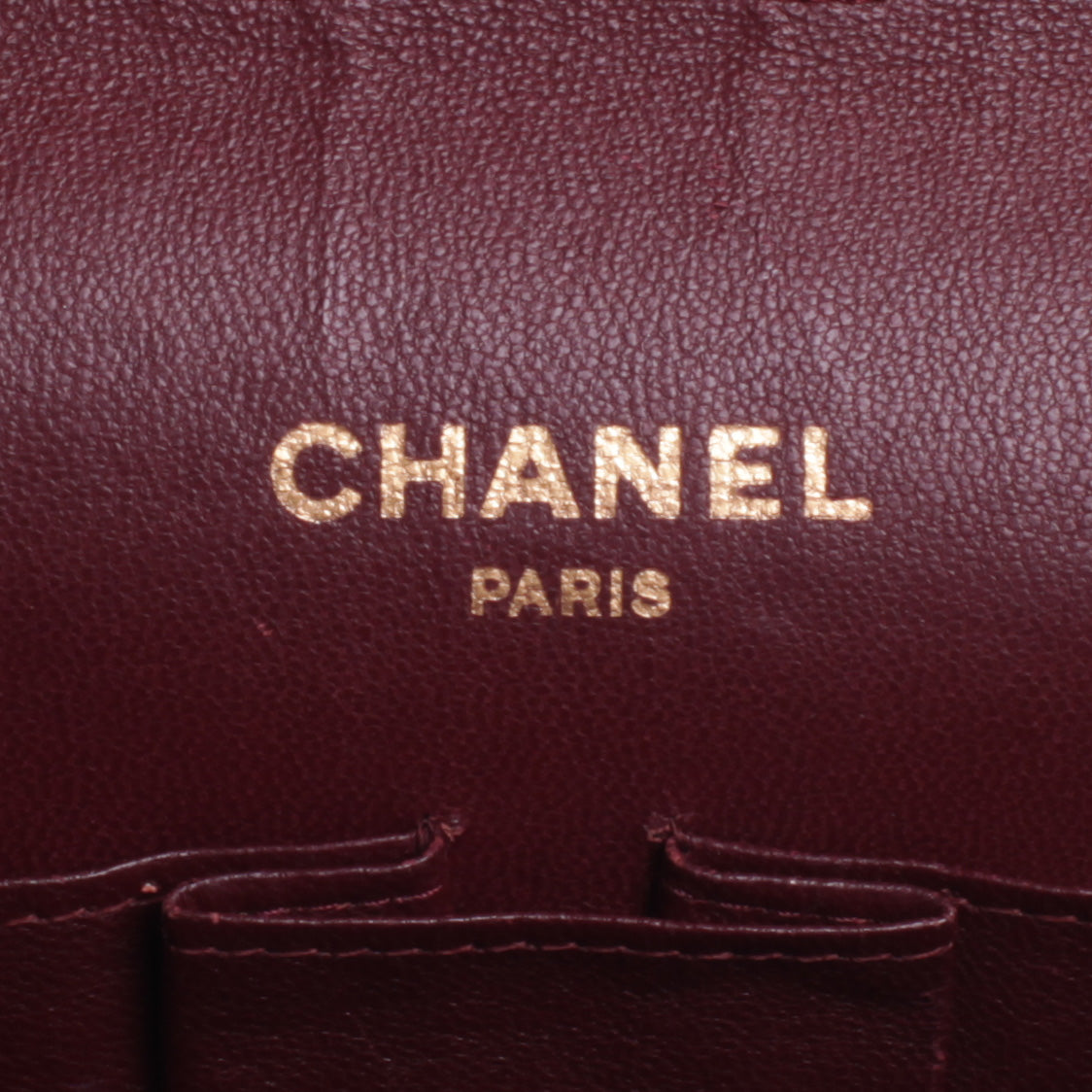 Lambskin Mademoiselle Chain Double Flap Black