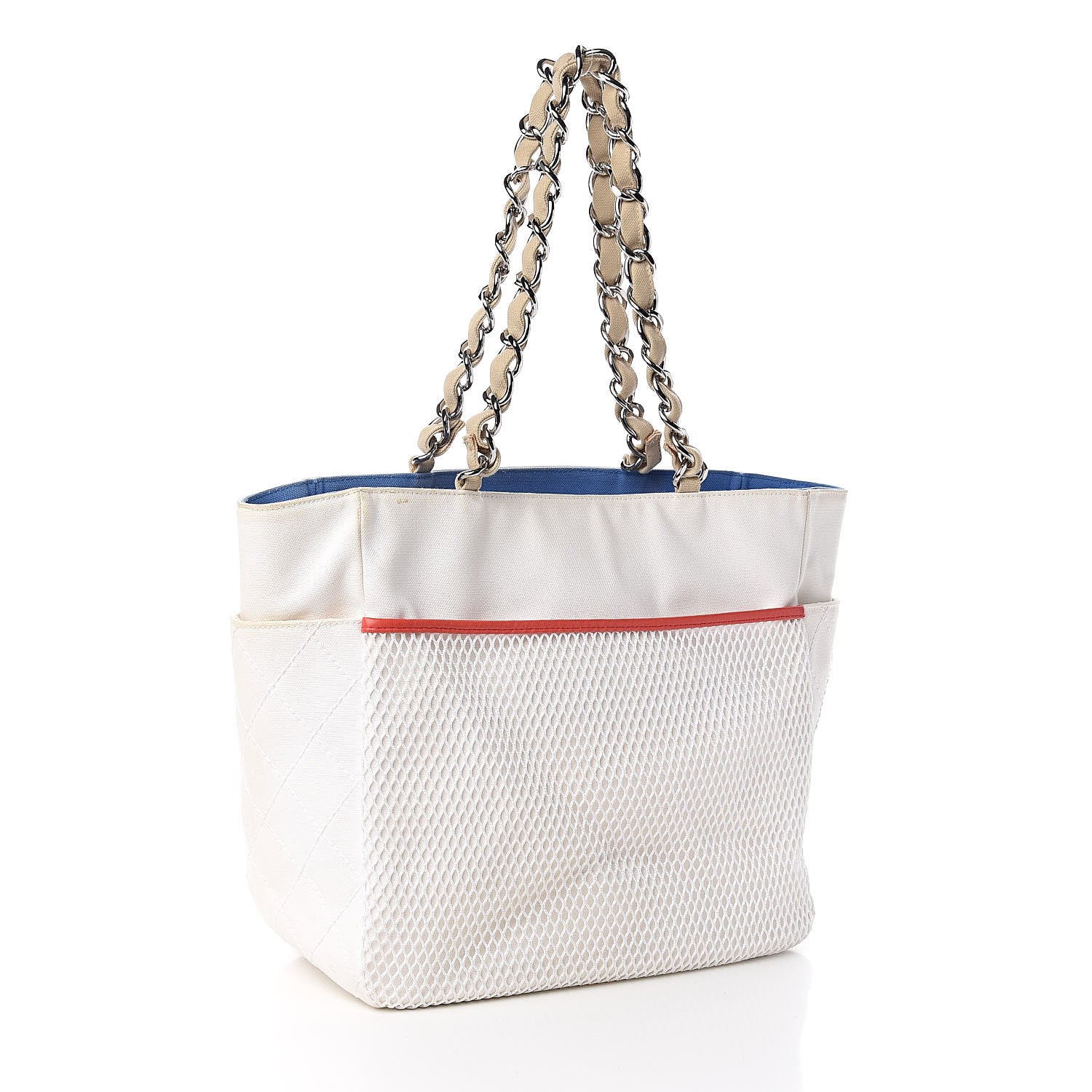 Chanel Canvas Quilted N°5 Shopping Tote Beige 3 of 11