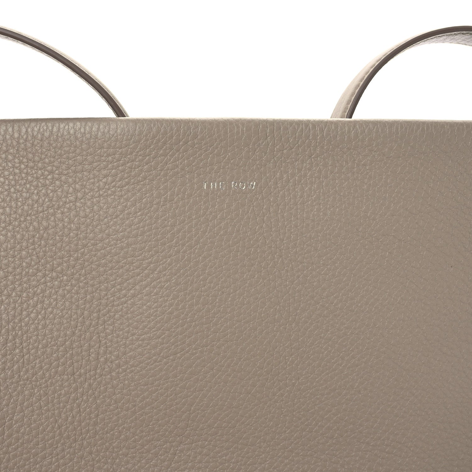 The Row Grained Calfskin Medium N/S Park Tote Dark Taupe 7 of 10