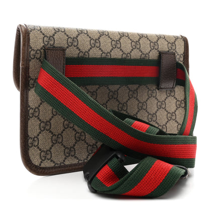 Gucci GG Supreme Monogram Neo Vintage Web Belt Bag Brown 3 of 10