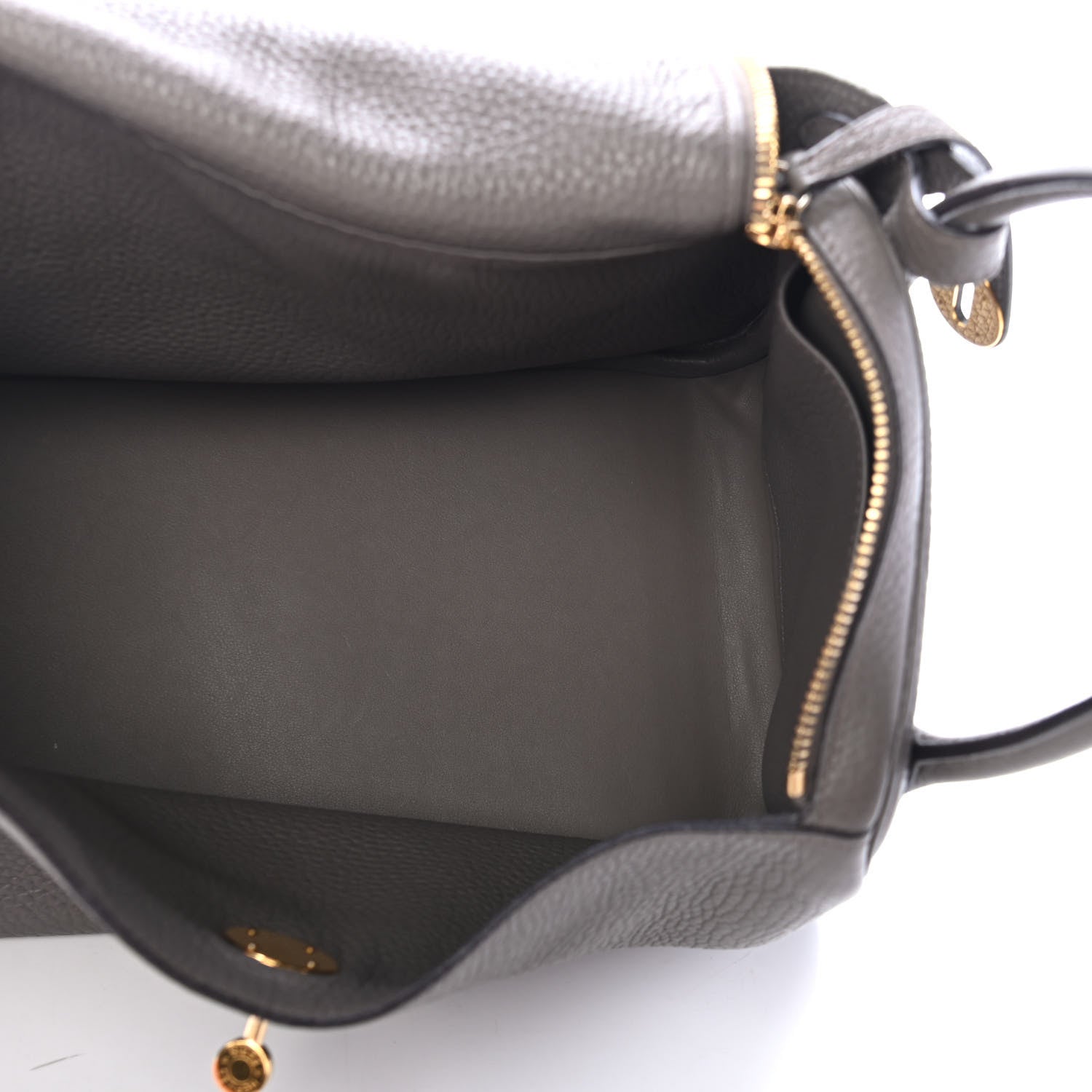 Hermes Taurillon Clemence Lindy 30 Etain 4 of 9