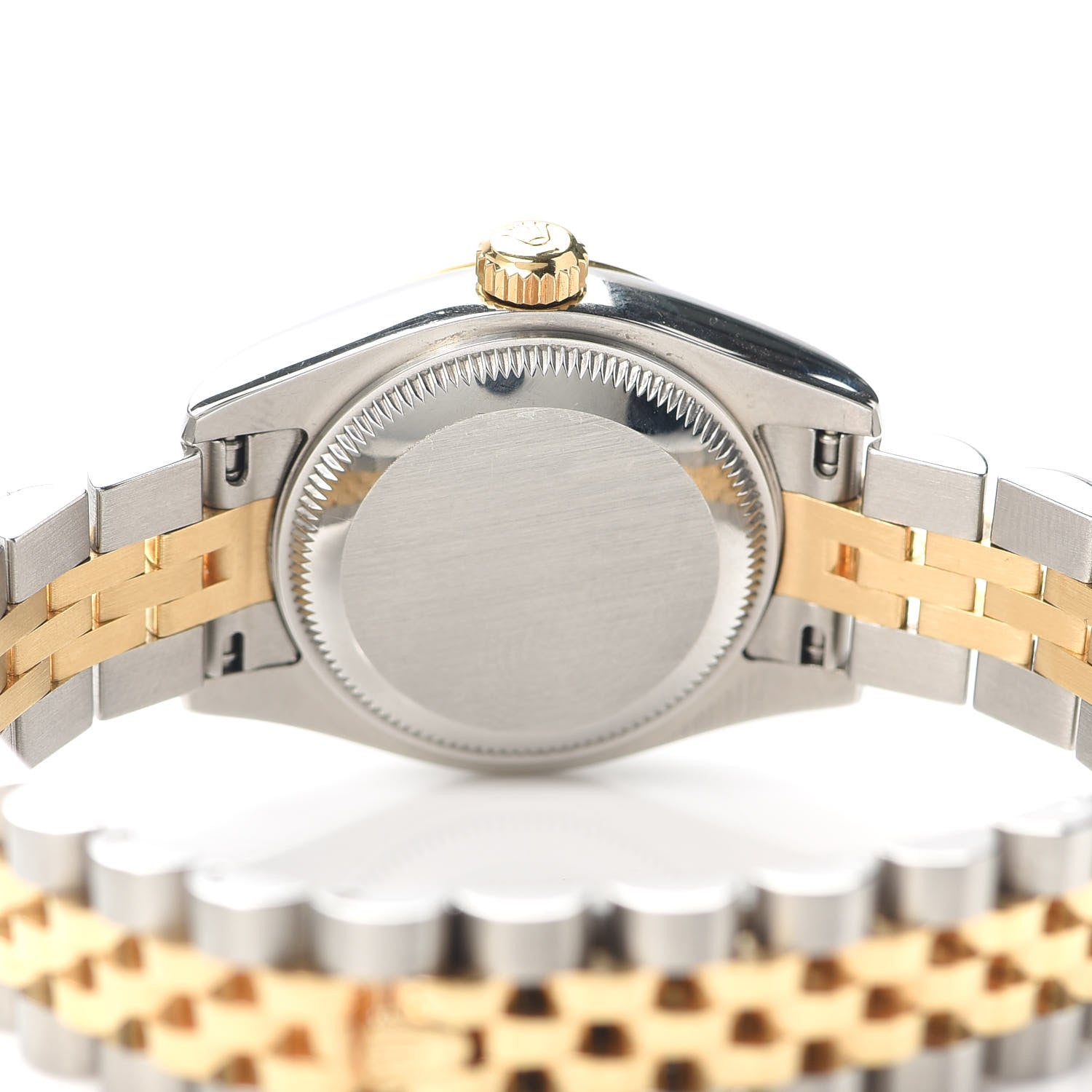 Rolex Stainless Steel 18K Yellow Gold Diamond 26mm Oyster Perpetual Datejust Watch Champagne 179173 4 of 6