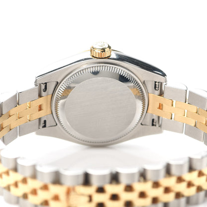 Rolex Stainless Steel 18K Yellow Gold Diamond 26mm Oyster Perpetual Datejust Watch Champagne 179173 4 of 6