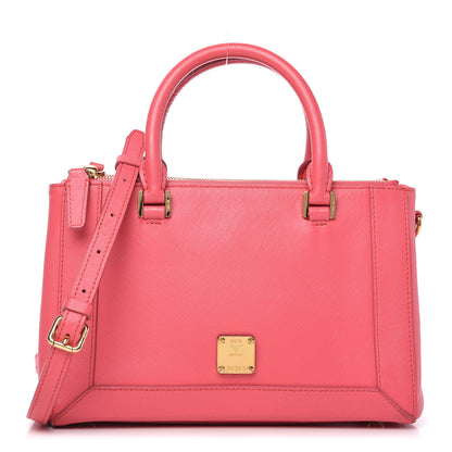 MCM Saffiano Nuovo Tote Pink 1 of 13