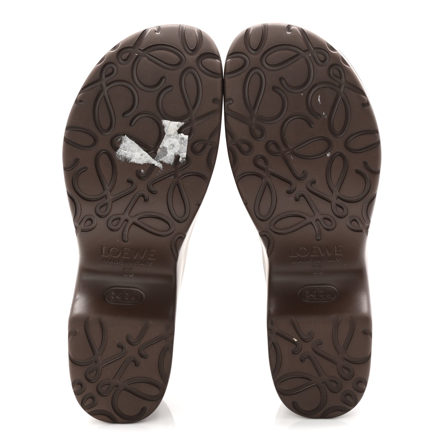 Loewe Foam Rubber Terra Clogs Sandals 38 Shitake 6 of 9