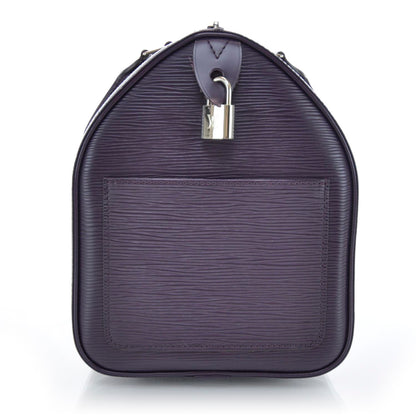 Louis Vuitton Epi Speedy 30 Cassis Purple 6 of 11