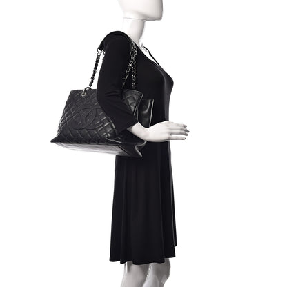 Chanel Caviar Quilted Grand Shopping Tote GST Black 2 of 14