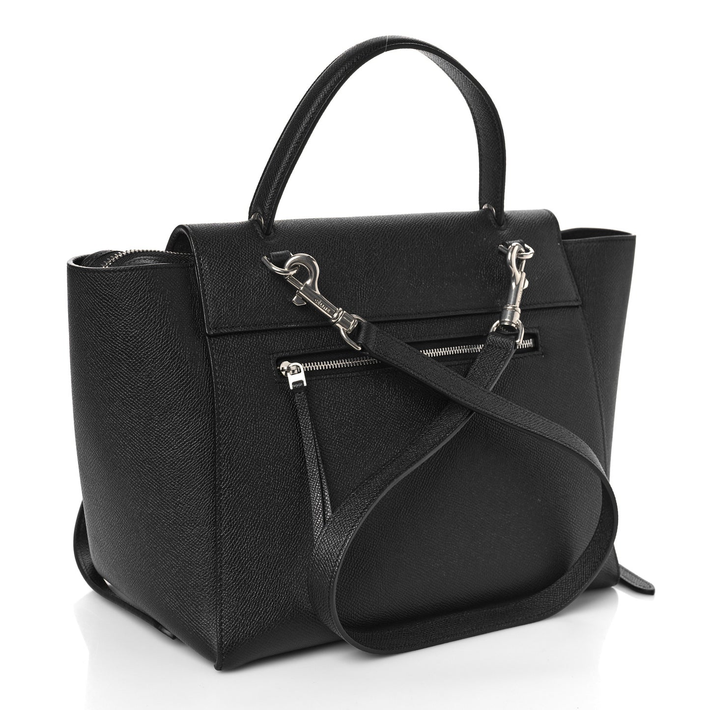 Grained Calfskin Mini Belt Bag Navy