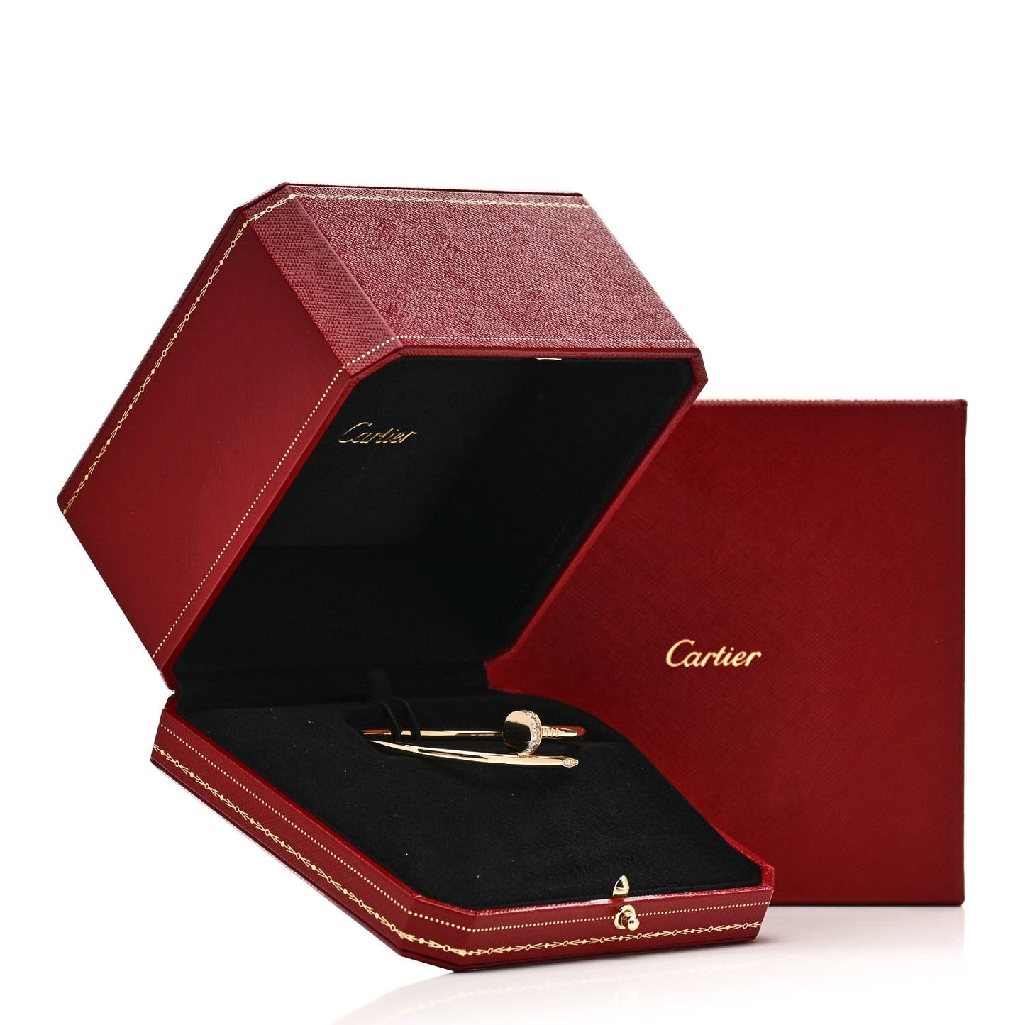 18K Yellow Gold Diamond Juste Un Clou Bracelet 17