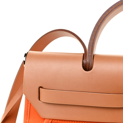 Hermes Toile Herbag Zip 31 PM Orange 22 of 25