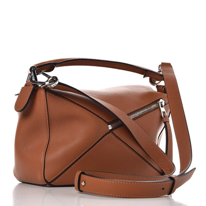 Loewe Calfskin Small Puzzle Bag Tan 3 of 8