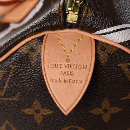 Louis Vuitton Monogram Bay Speedy 30 Rose Ballerine Poppy 6 of 8