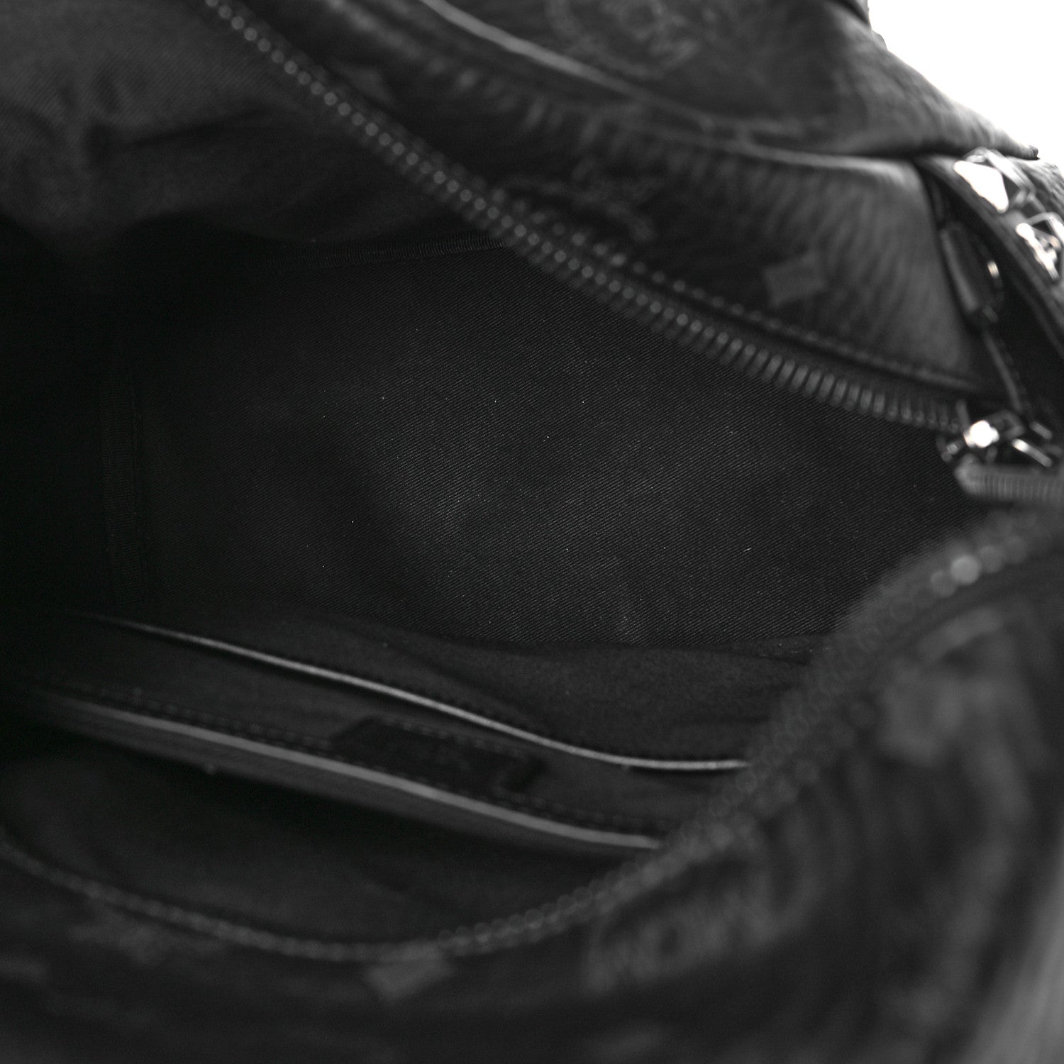 MCM Visetos Small Side Stud Stark Backpack Black 5 of 9