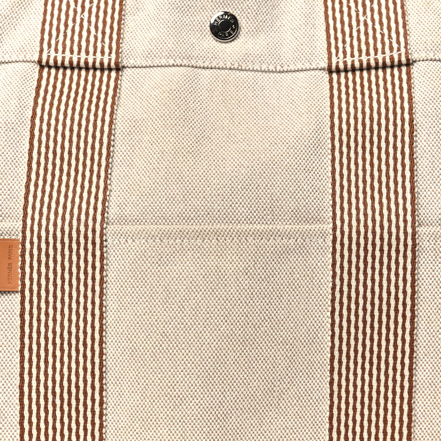 Hermes Canvas Fourre Tout MM Beige 7 of 10