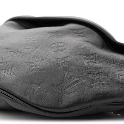 Louis Vuitton Calfskin Monogram Shadow Discovery Bumbag Black 9 of 10