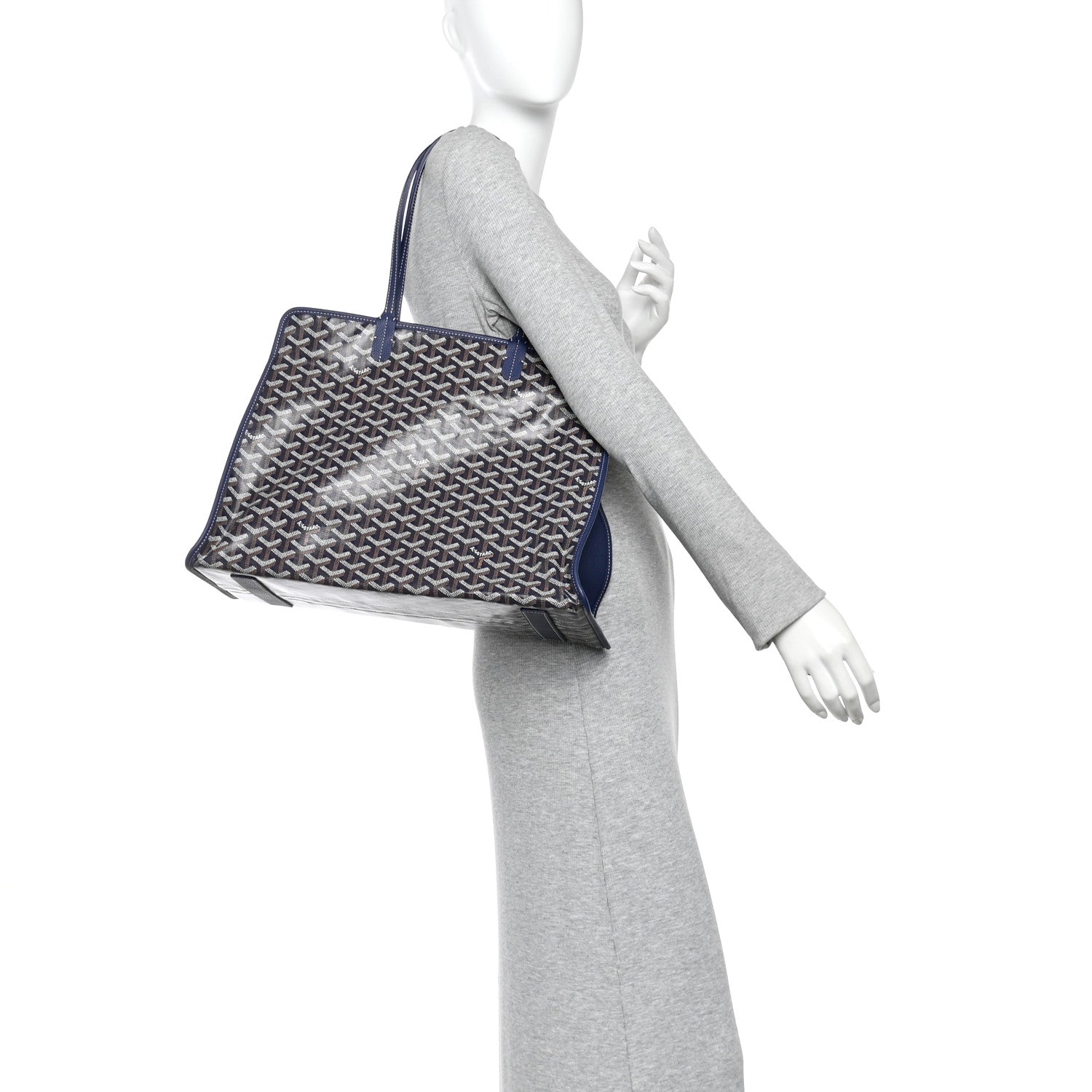 Goyard Goyardine Sac Hardy Pet Carrier PM Navy 2 of 12